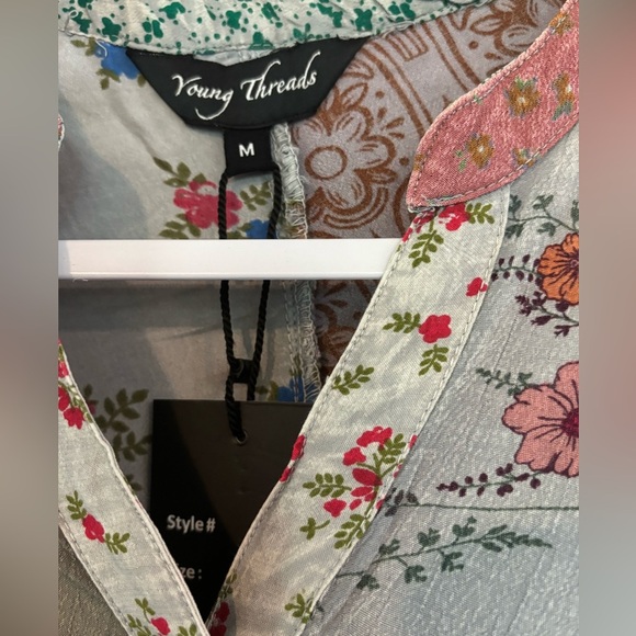 Young Threads Patchwork Babydoll Dress/Tunic NWT - Picture 4 of 4